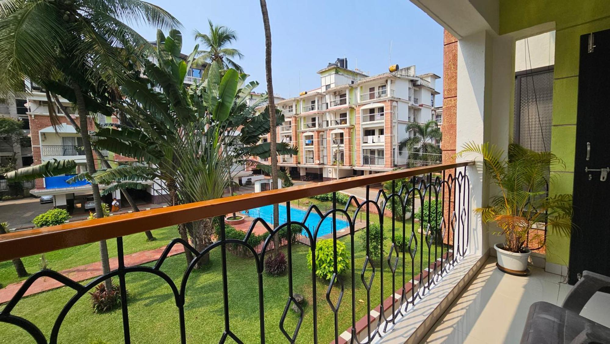 Amazing Pool View Candolim Goa 2Bhk Apartment Esterno foto